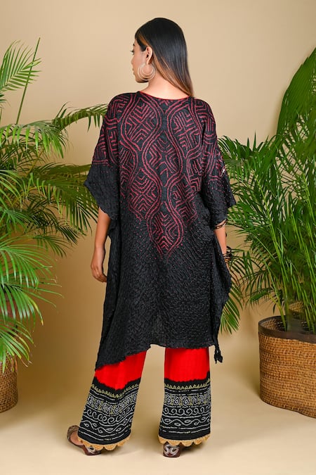 Dyelogue Bandhani Print Palazzo 