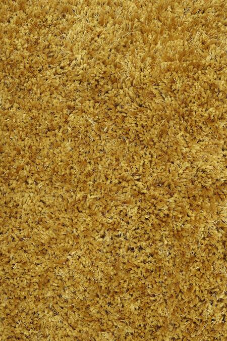 Shop Kaleen India Gold 100% Polyester Rectangular-shaped Rug Shop_Kaleen India_Gold 100% Polyester Rectangular-shaped Rug