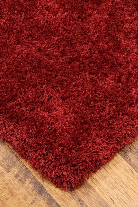Kaleen India_Red 100% Polyester Hand-tufted Rectangular-shaped Rug_Online_at_Aza_Fashions