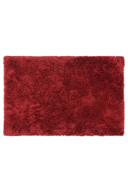 Shop_Kaleen India_Red 100% Polyester Hand-tufted Rectangular-shaped Rug_Online_at_Aza_Fashions