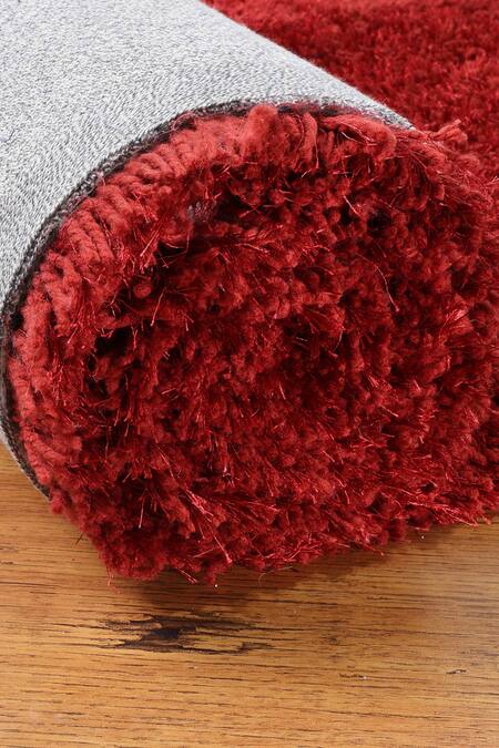 Kaleen India_Red 100% Polyester Hand-tufted Rectangular-shaped Rug_at_Aza_Fashions
