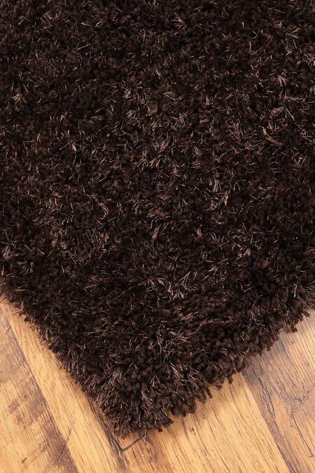 Kaleen India Brown 100% Polyester Hand Tufted Rectangle Shaped Rug Online at Aza Fashions Kaleen India_Brown 100% Polyester Hand Tufted Rectangle Shaped Rug _Online_at_Aza_Fashions
