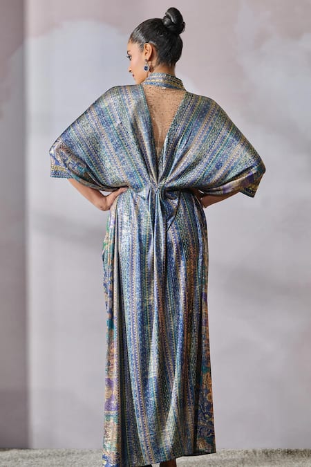 Tarun Tahiliani Floral Print Dress 