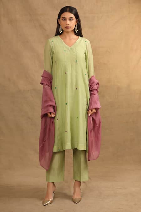 Trendy tokari Zari Work Kurta Set 