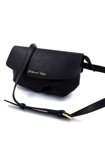 S&N By Shantnu Nikhil_Black Rebelle Sling Bag_Online_at_Aza_Fashions