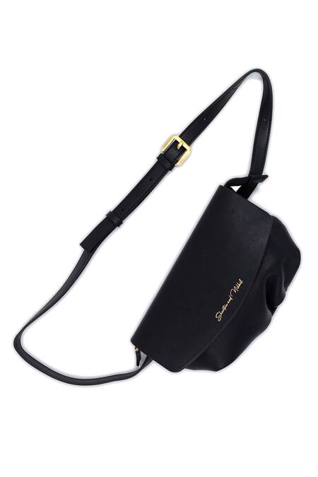 Buy_S&N By Shantnu Nikhil_Black Rebelle Sling Bag_Online_at_Aza_Fashions