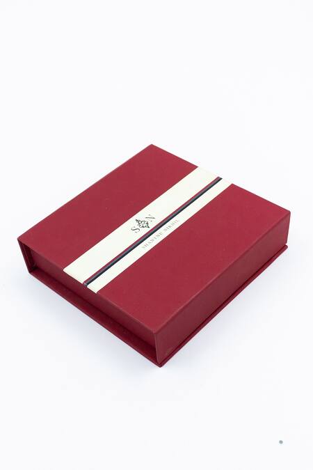 Buy_S&N By Shantnu Nikhil_Black Studs Metallic Coin Embellished Brooch_Online_at_Aza_Fashions