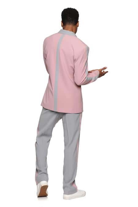 Paresh Lamba Signatures Color Block Panelled Jacket 