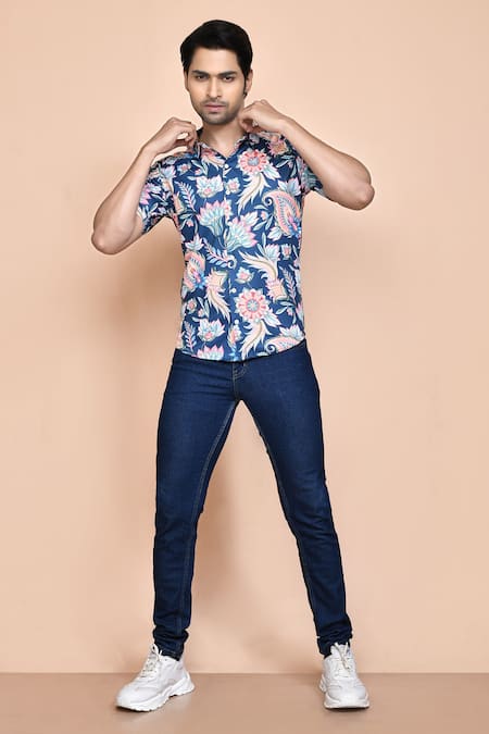 Arihant Rai Sinha Floral Print Shirt 