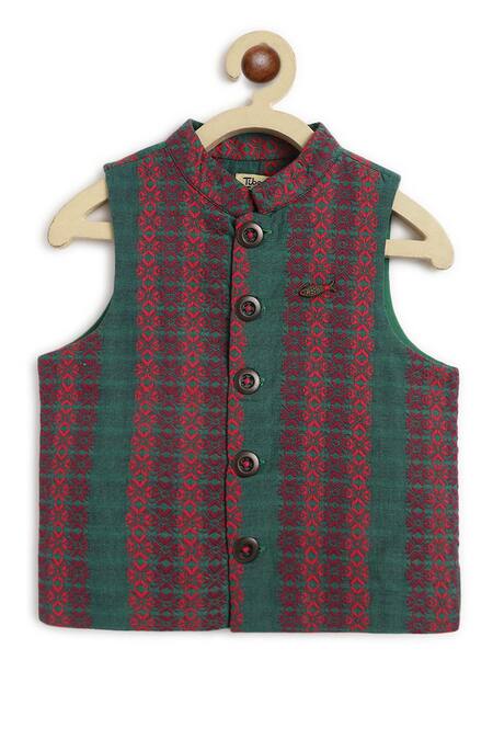 Shop Tiber Taber Maroon Cotton Embroidery Mosaic Bloom Woven Kurta Set Online at Aza Fashions Shop_Tiber Taber_Maroon Cotton Embroidery Mosaic Bloom Woven Kurta Set _Online_at_Aza_Fashions