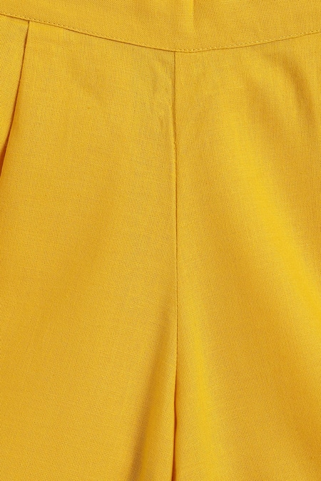 Shop Tiber Taber Red Cotton Bows Lion Embroidered Kurta Set Shop_Tiber Taber_Red Cotton Bows Lion Embroidered Kurta Set