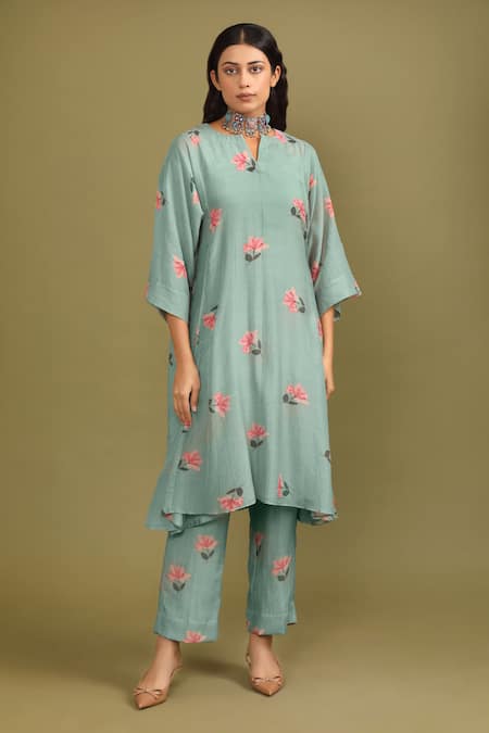 Trendy tokari Floral Print Kurta & Pant Set 