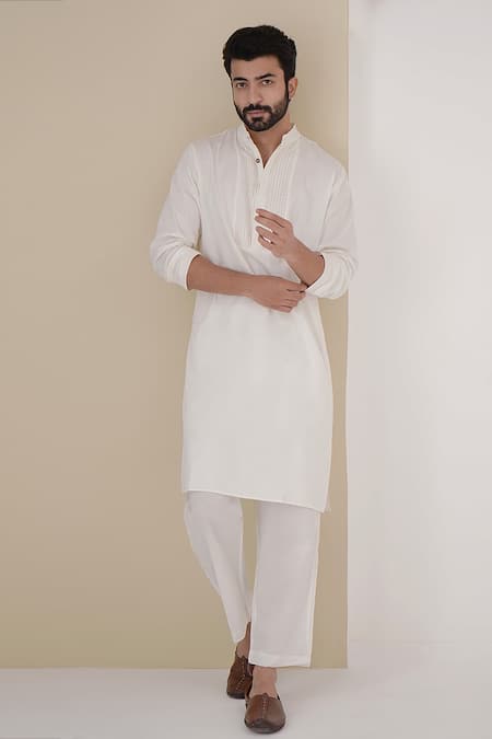 Nero India Placed Pintuck Kurta 