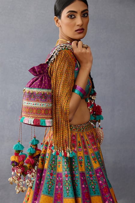 Torani Dil Kusha Ria Heart Print Potli 