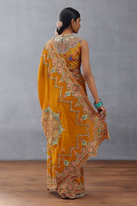 Torani Dil Seher Amena Printed Saree 