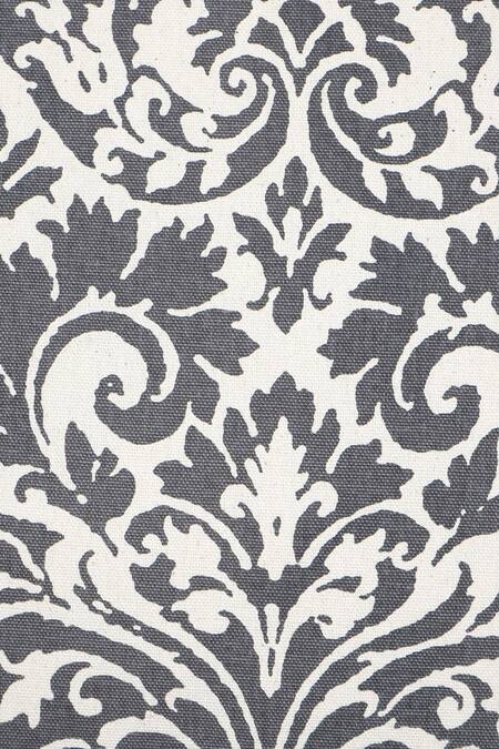 Buy_Ode & Cloe_Grey Cotton Dori, Aari Paisley Print 5 Pcs Cushion Covers_Online_at_Aza_Fashions