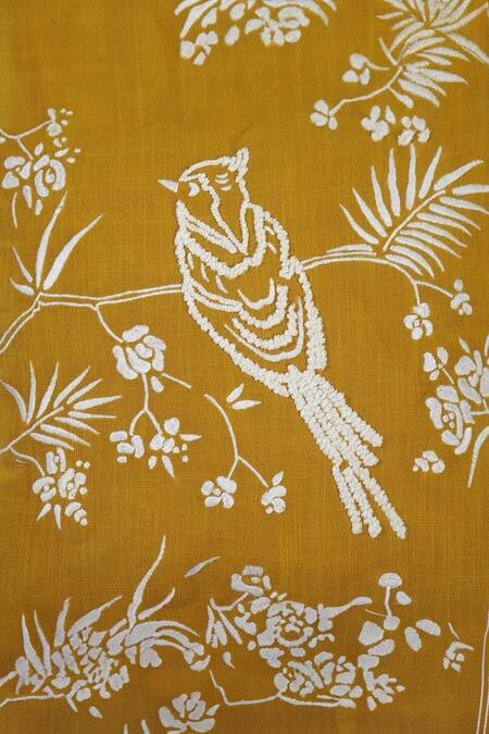 Ode & Cloe Grey Cotton Thread Embroidered Cushion Cover Set Online at Aza Fashions Ode & Cloe_Grey Cotton Thread Embroidered Cushion Cover Set_Online_at_Aza_Fashions