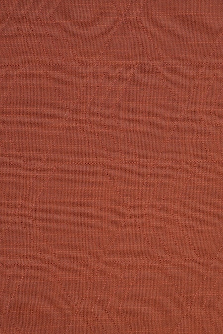 Shop_Ode & Cloe_Orange Cotton Aari, Embroidered, Tribal Pattern, And 5 Pcs Cushion Covers_Online_at_Aza_Fashions