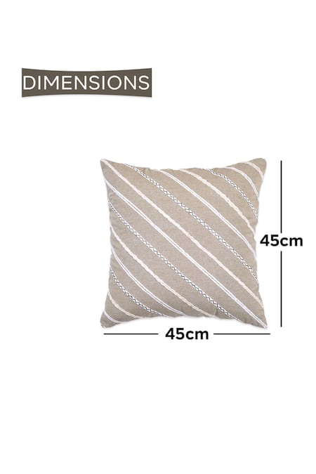 Buy Ode & Cloe Off White Cotton Diagonal Dori Embroidered 3 Pcs Cushion Covers Online at Aza Fashions Buy_Ode & Cloe_Off White Cotton Diagonal Dori Embroidered 3 Pcs Cushion Covers_Online_at_Aza_Fashions