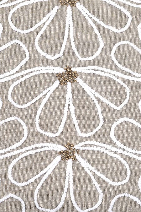 Buy Ode & Cloe Off White Cotton Embroidered, Shaneel Thread, And Floral 3 Pcs Cushion Covers Online at Aza Fashions Buy_Ode & Cloe_Off White Cotton Embroidered, Shaneel Thread, And Floral 3 Pcs Cushion Covers_Online_at_Aza_Fashions