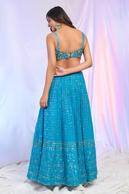 Ariyana By Aza Sequin Hand Work Lehenga Set 