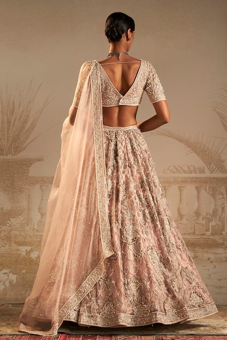 Ridhi Mehra Doli Floral Applique Work Bridal Lehenga Set 