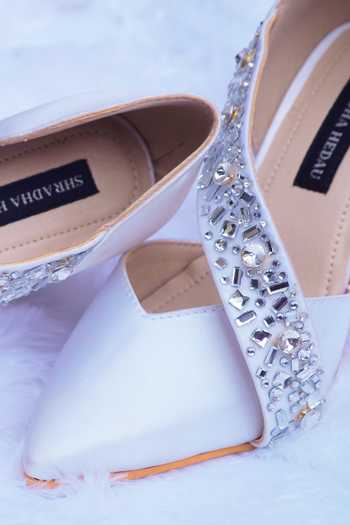 Shop Shradha Hedau Footwear Couture White Crystals Celeste Embellished Heels at Aza Fashions Shop_Shradha Hedau Footwear Couture_White Crystals Celeste Embellished Heels _at_Aza_Fashions