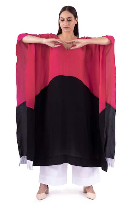 KHAT Color Blocked Kaftan Set 