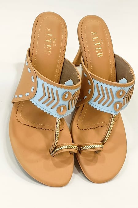 The Alter_Beige Amirah Two Tone Kohla Stilettos _Online_at_Aza_Fashions