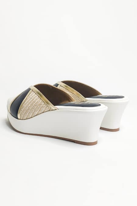 Buy The Alter White Madison Mule Wedges Online at Aza Fashions Buy_The Alter_White Madison Mule Wedges _Online_at_Aza_Fashions