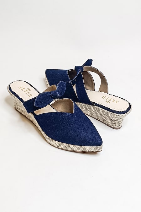 Shop_The Alter_Blue Bows Knotted Wedges 