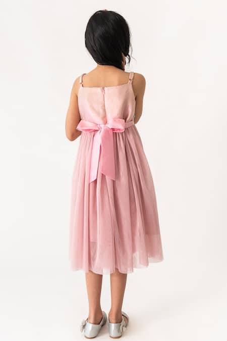 A Little Fable Twinkle Sequin Embellished Bodice Dress 