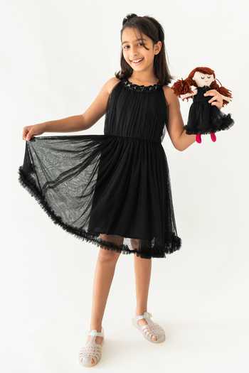 A Little Fable Loire Pleated Dress 