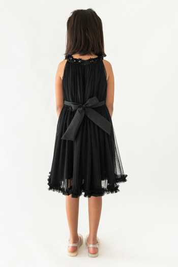A Little Fable Loire Pleated Dress 