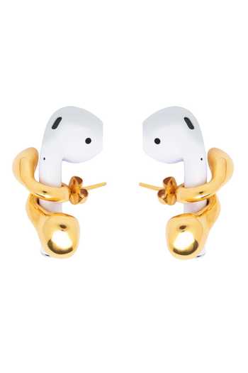 Misho Gold Plated Pebble Pod Earrings Online at Aza Fashions Misho_Gold Plated Pebble Pod Earrings_Online_at_Aza_Fashions