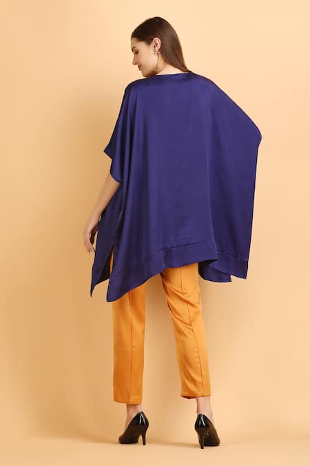 Label Ivish Rhinestone Embellished Kaftan With Trouser 