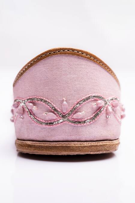 The Golden Wasp Purple Briolette Mystery Embellished Juttis Online at Aza Fashions The Golden Wasp_Purple Briolette Mystery Embellished Juttis _Online_at_Aza_Fashions