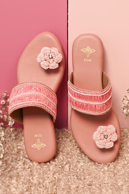 The Golden Wasp Shagufta Embellished Kolhapuri 