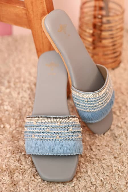 The Golden Wasp Falak Embellished Slides 