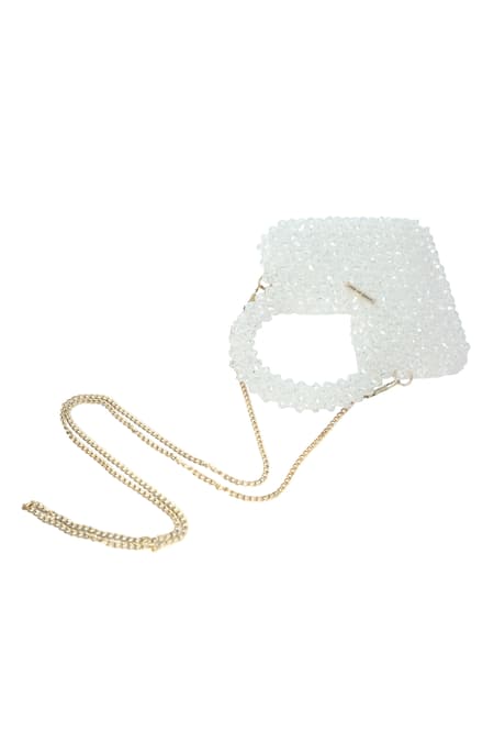 Adorn My Wish Mini Crystal Heart Bag 