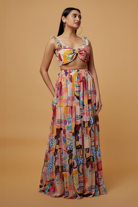 Multi-Colored Bow Top Multi-Colored Bow Top