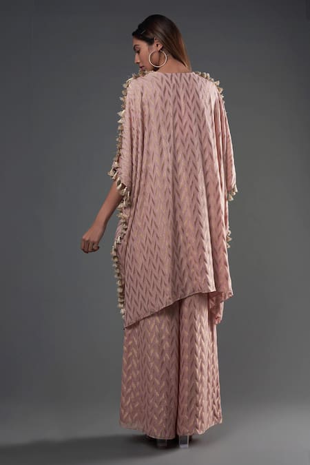 Payal Singhal Floral Cutdana Kaftan Set 