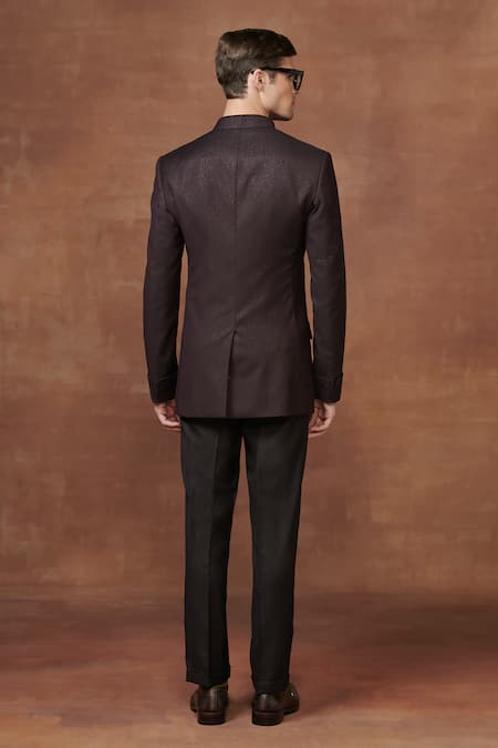 Raghavendra Rathore Jodhpur Eminent Elegance Wool Bandhgala 