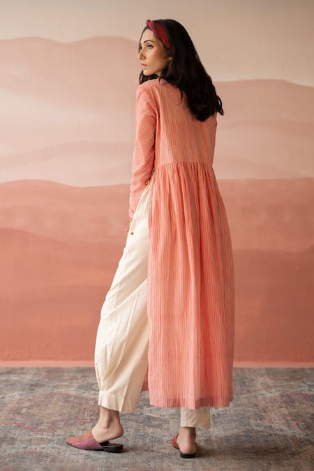 Swatti Kapoor Joyce Stiped Print Kurta 