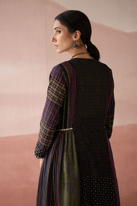 Swatti Kapoor Nailah Polka Dot Print Kurta 