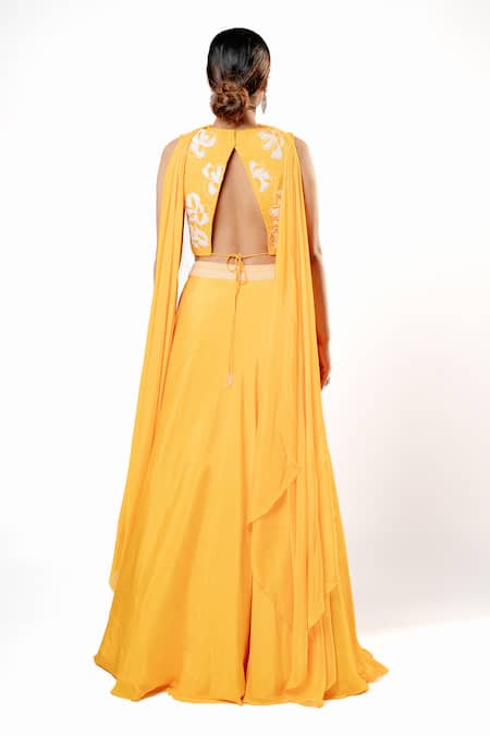 Harshita Jain Bead Hand Embroidered Lehenga Blouse Set 