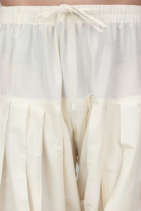 Aham-Vayam_Black Cotton Sequins Sitaara Jahan Embroidered Kurta Set _Online_at_Aza_Fashions