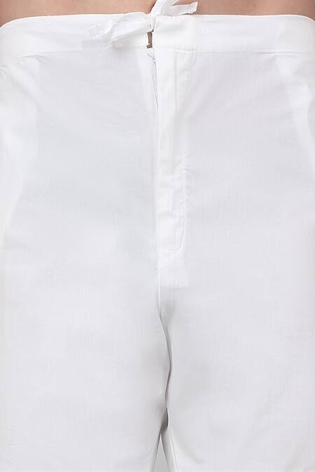 Aham-Vayam_Green Cotton Embroidery, Sequins Himgir Checkered Thread Work Kurta Set _Online_at_Aza_Fashions