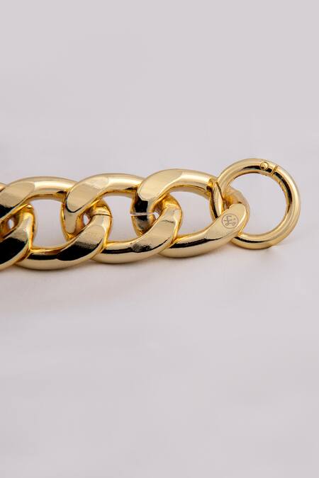 Saurav Ghosh_Blue Brooches Elite Carved Rectangle Shaped Clutch_Online_at_Aza_Fashions