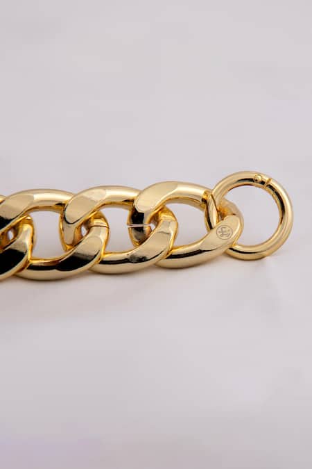 Saurav Ghosh_Beige Brooches Elite Jungle Print Clutch_Online_at_Aza_Fashions